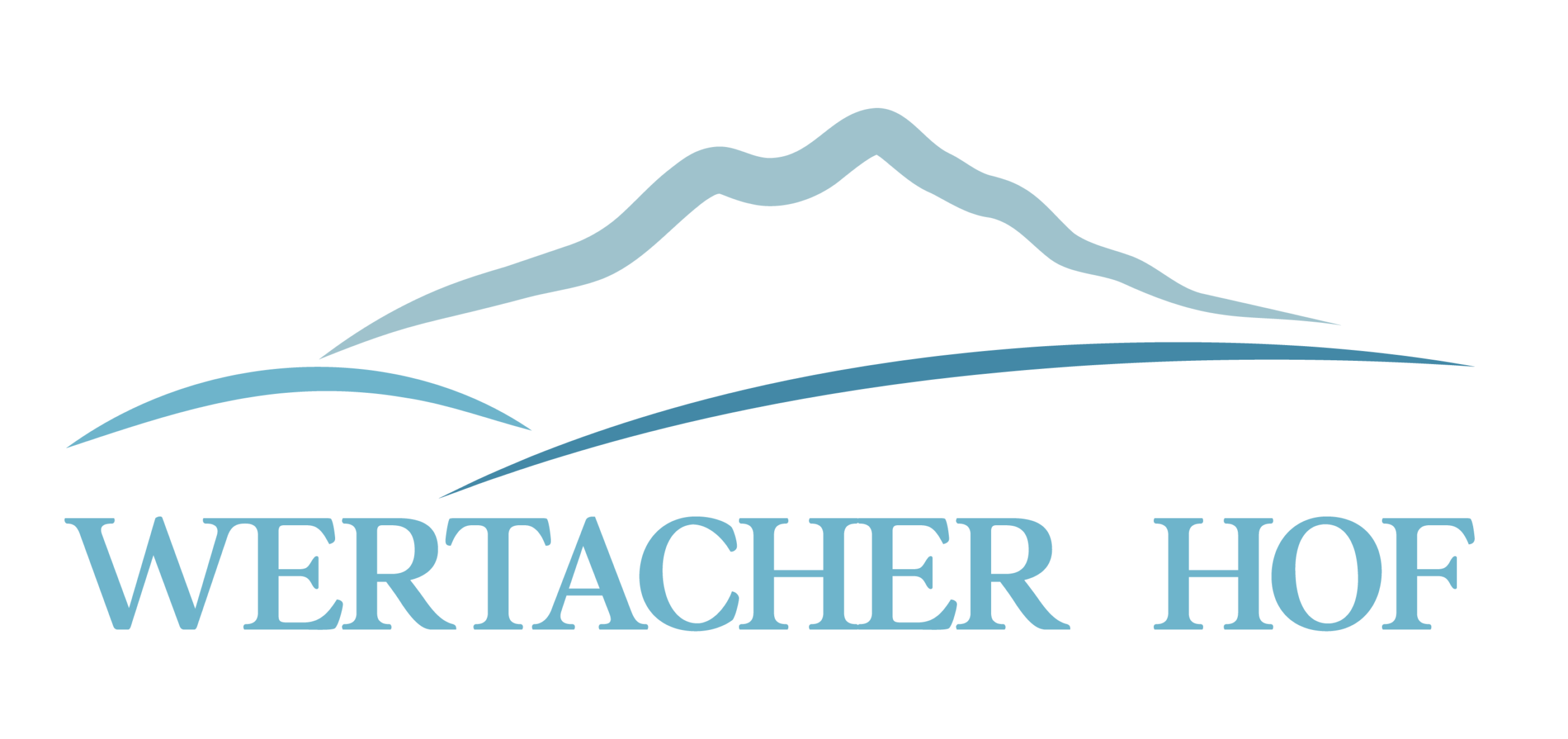 Schriftzug-Logo des Wertacher Hofs in Wertach im Allgäu